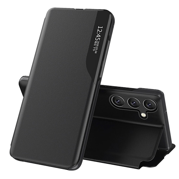 Elegant Konstläderfodral med ställ till Samsung Galaxy A26 - Sv