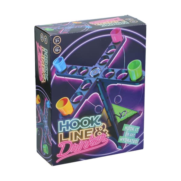 Partyspel Hook Line And Drinker / Dryckesspel med ringkastning