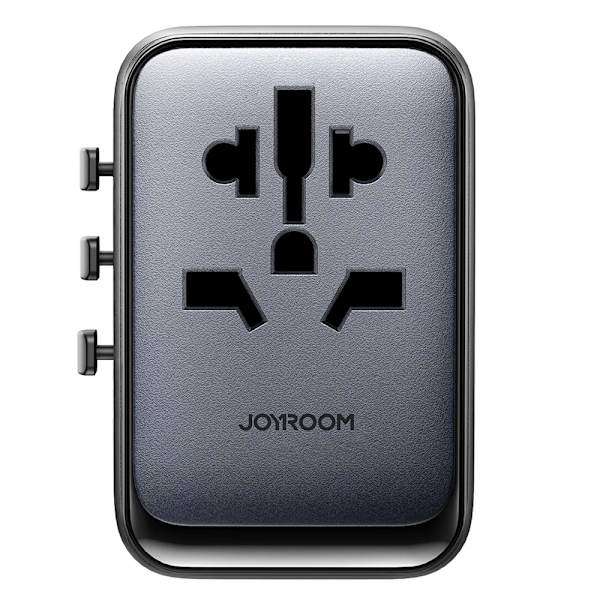 Joyroom Reseadapter 65W med EU / US / JP / AU / UK / CN - Svart