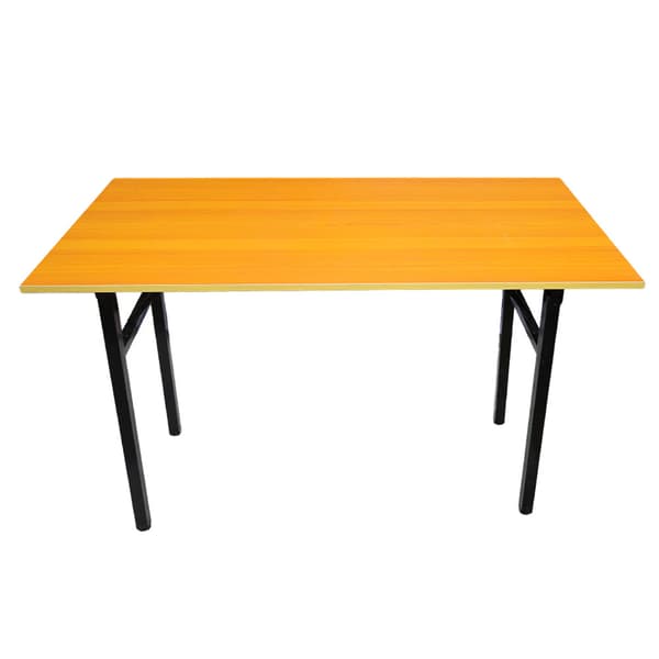 Hopfällbart bord 120×60×75 cm / fällbart skrivbord med stålram