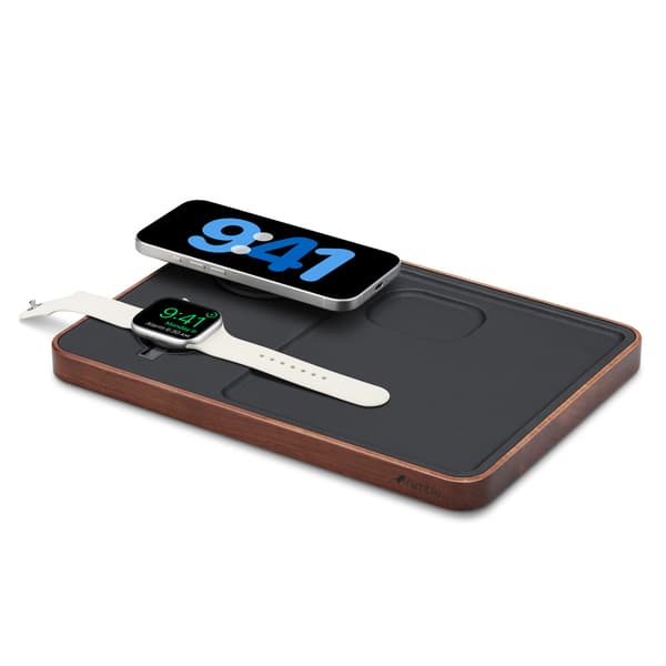 Nimble Valet 3-in-1 langaton latausasema – Qi2, MagSafe, 15 W,