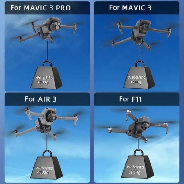 Air Drop System til DJI Mini 4 Pro / 3 Pro / Air 3 / Mavic 3 –