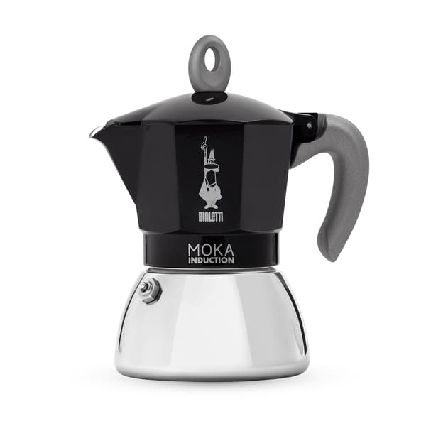 Bialetti Moka-maskine Induktion, Sort - 4 kopper