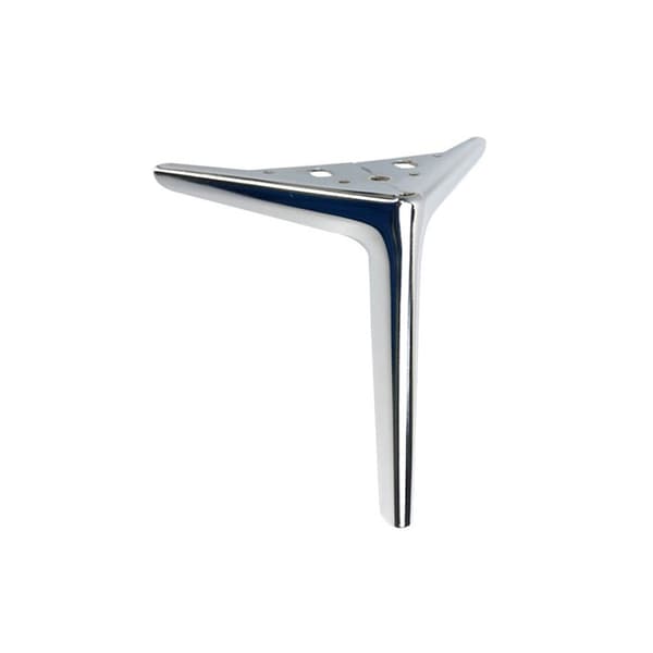 Sofaben i metal 19 cm - Sølv