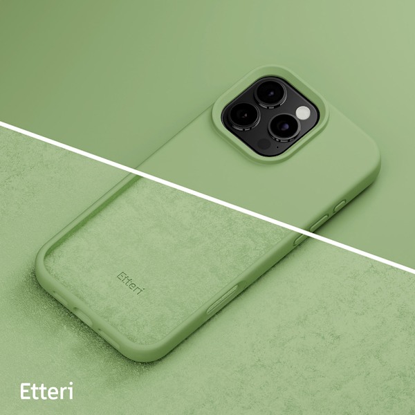 Etteri Silikonskal till iPhone 16 Pro Max - Grön