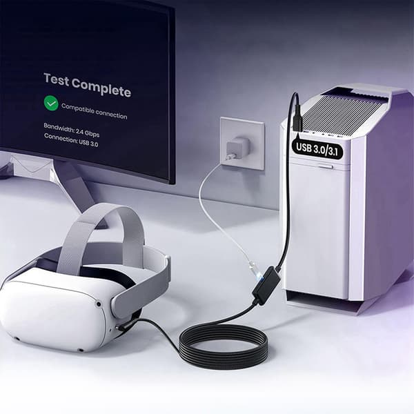Linkkabel USB-C till VR Quest 3 / Pico 4 / USB-C-linkkabel för