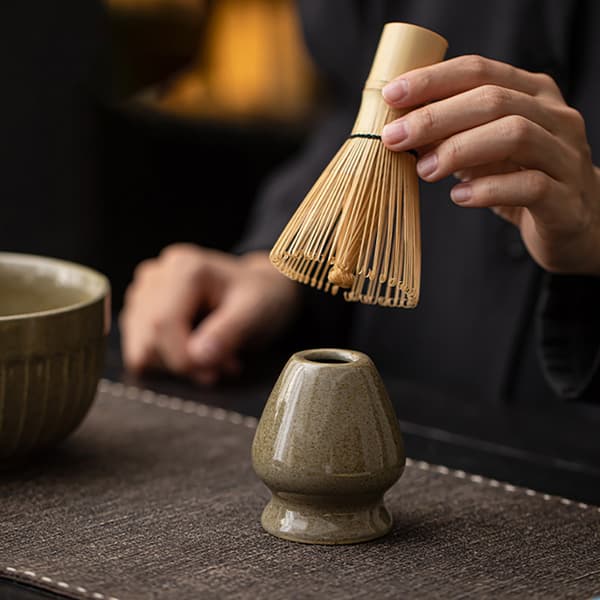 Matcha Tea Set / Chrysanthemum matchaset med 8 delar / matcha-s