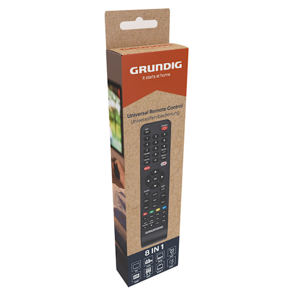 Grundig universal fjärrkontroll 8-i-1