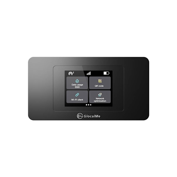 GlocalMe Duoturbo bærbar 4G/LTE Wi-Fi-router med lang batterile