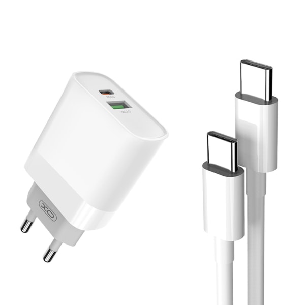 Pikalaturi 20 W USB-C - Samsung ja Google + Kaapeli