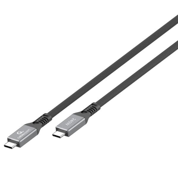 USB4 USB-C 240 W opladnings- og datakabel 30 cm / USB4-kabel US