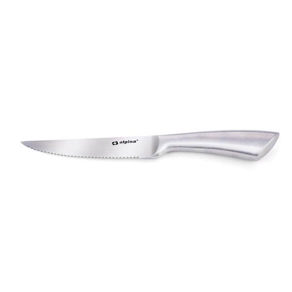 Set med stekknivar 4-pack – rostfritt stål inkl. trälåda