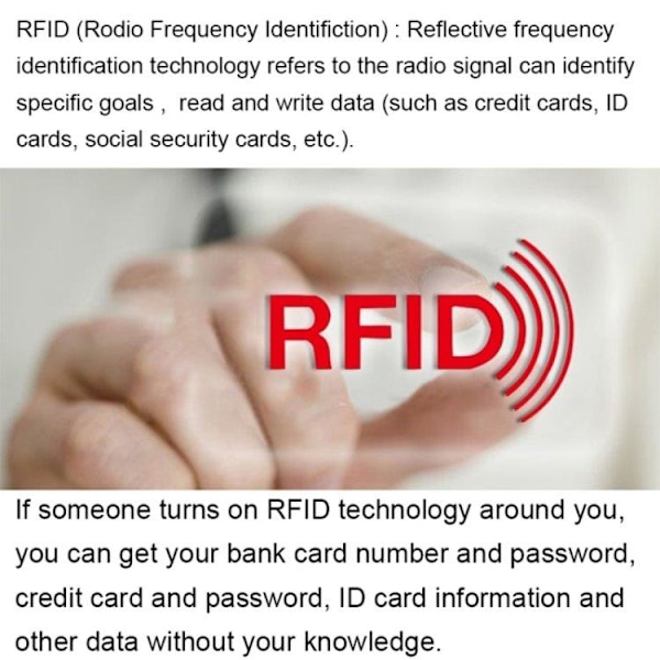 RFID-skydd kortfodral 10-pack – 9x6.3cm