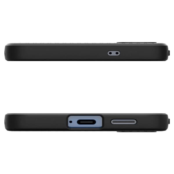 Spigen Liquid Air-etui til Samsung Galaxy S25 - Mat Sort