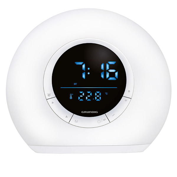Grundig wake-up light radio med Bluetooth-højttaler og FM-radio