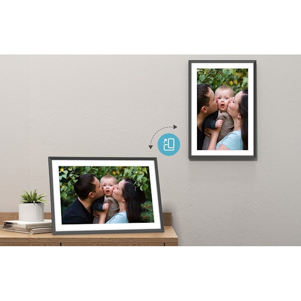 Arzopa älykäs valokuvakehys 15,6" Full HD -näytöllä ja 32 GB mu
