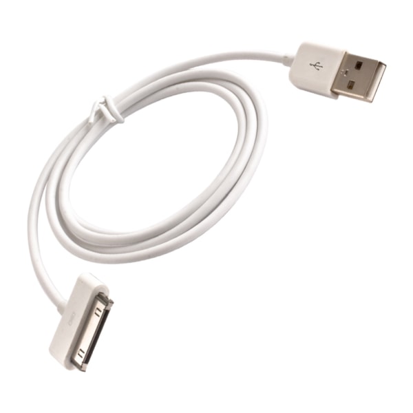 USB-kabel med 30-pin-kontakt för Apple-enheter - 1 meter