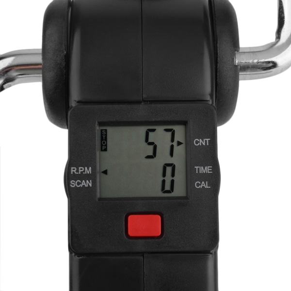 Sammenklappelig pedaltræner med modstand og display
