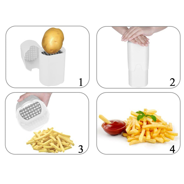Pommes frites-skärare i rostfritt stål