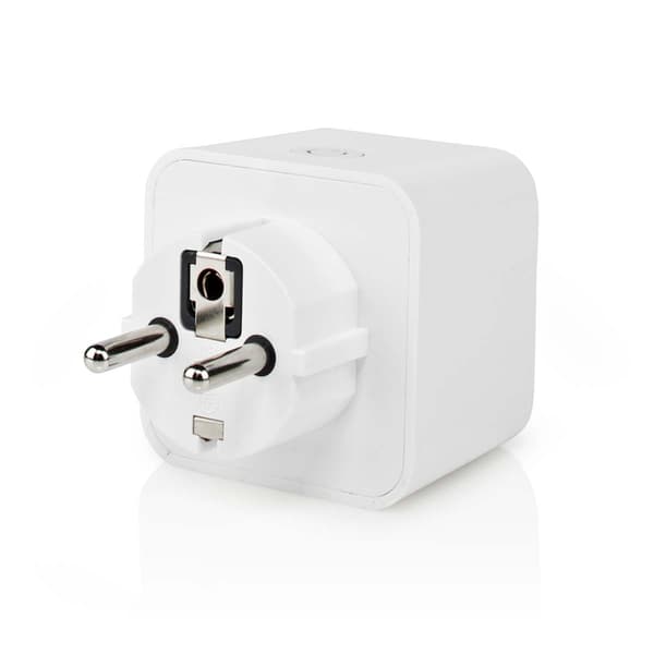 Nedis SmartLife Smart Plug Wi-Fi Power meter 3680W Vit - 3-pack
