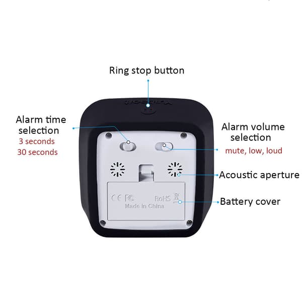 60-Minutters Analog Timer med Tydeligt Visuelt Display: Ideel t