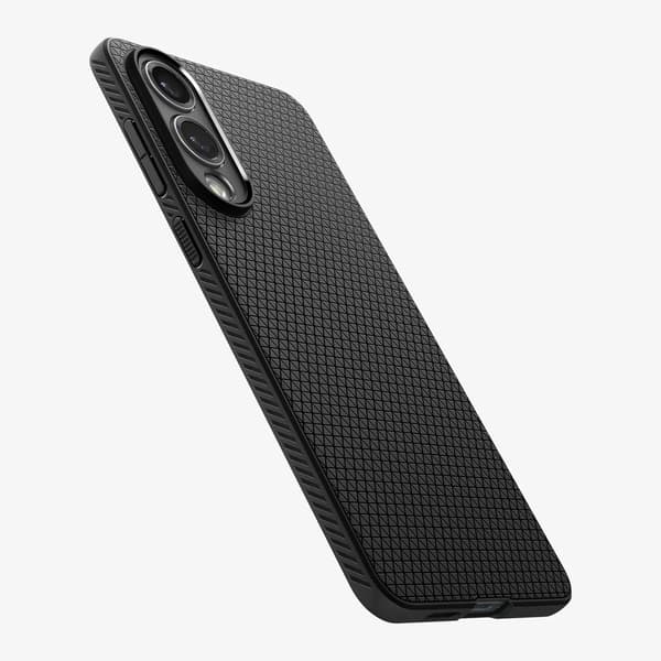 Spigen Liquid Air Backshell til Samsung Galaxy S25 Edge - Svart