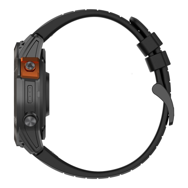 Silikonarmband till Garmin Fenix 7X / Fenix 7X Pro 26mm - Svart