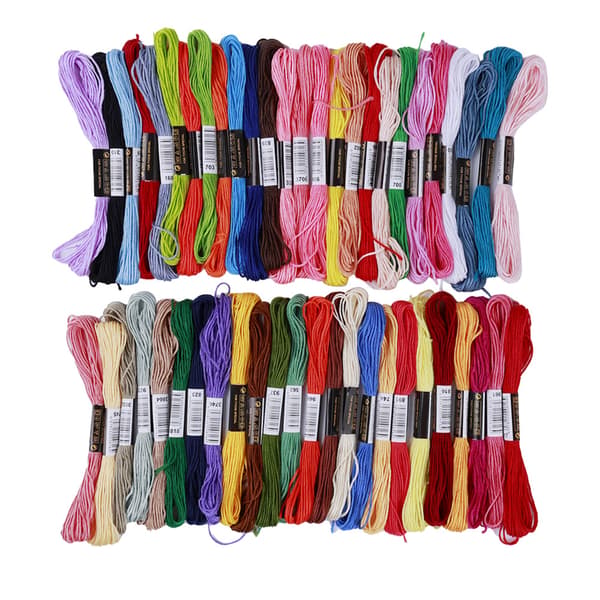 Broderigarn 50 farver – 100 % bomuldsgarn