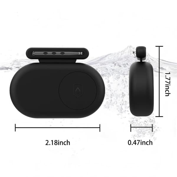 Vedenkestävä silikonikotelo, jossa on rintaneula, Samsung Smart