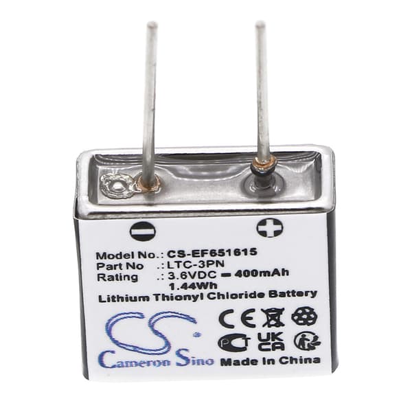 Specialbatteri LTC-3PN med lödstift / Litiumbatteri / Li-SOCl2-