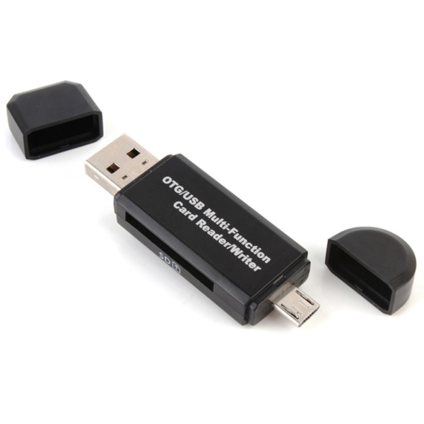 2i1 Minneskortläsare USB / MicroUSB