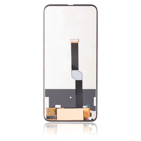 LCD skærm til Motorola Moto One Fusion+ - Sort