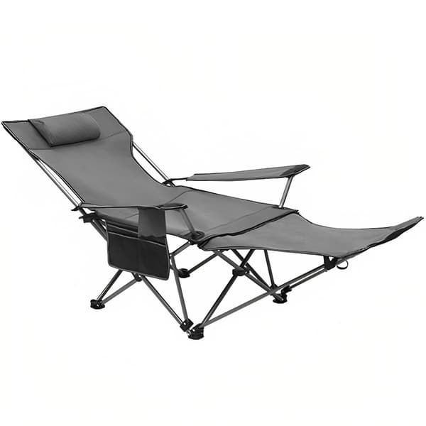 Sammenklappelig Strandstol med Fodstøtte -  Letvægtsdesign for