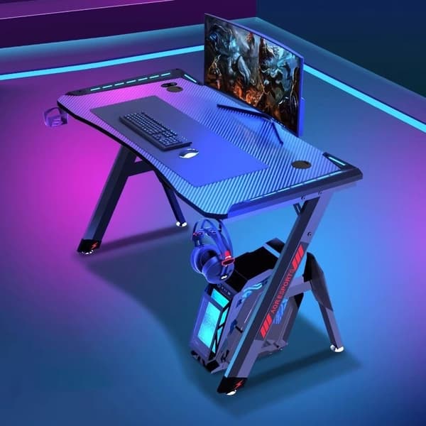 Gamingbord 140 x 60 cm / spillebord / RGB-bord / computerskrive
