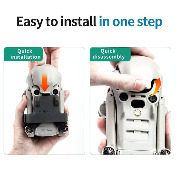 Kamerasuoja DJI Mini 4 Pro:lle - Valkoinen