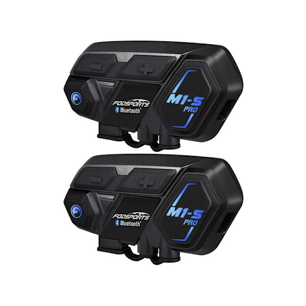 Intercom headset för motorcykel med 2000 meters räckvidd och Bl