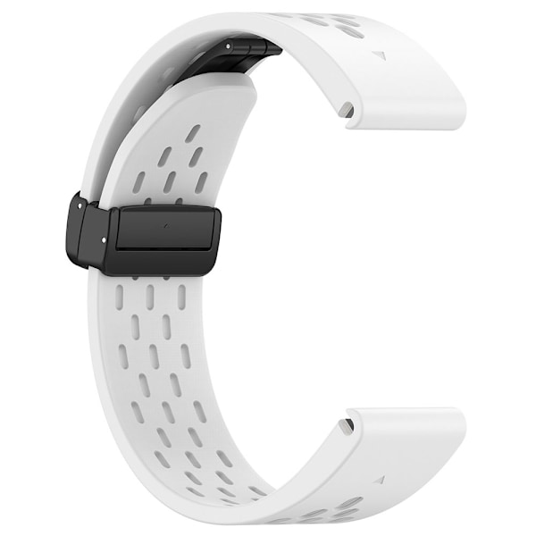 Silikonearmbånd til Garmin Fenix 5 / 6 / 7 / 8 26mm - Hvid