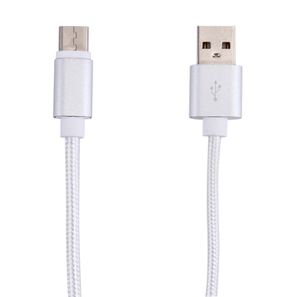 Kort USB-kabel 3.1 Type-C  i kraftigt nylonstof