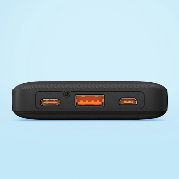 Baseus Airpow powerbank 20W 10000mAh med LED-indikator - Svart