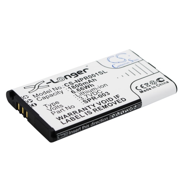 Akku yhteensopiva Nintendo DS XL 2015 3.7V 1800mAh kanssa