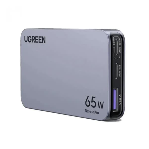 Ugreen X753 Nexode Pro 65W Väggladdare 3A 1xUSB, 2xUSB-C / USB-