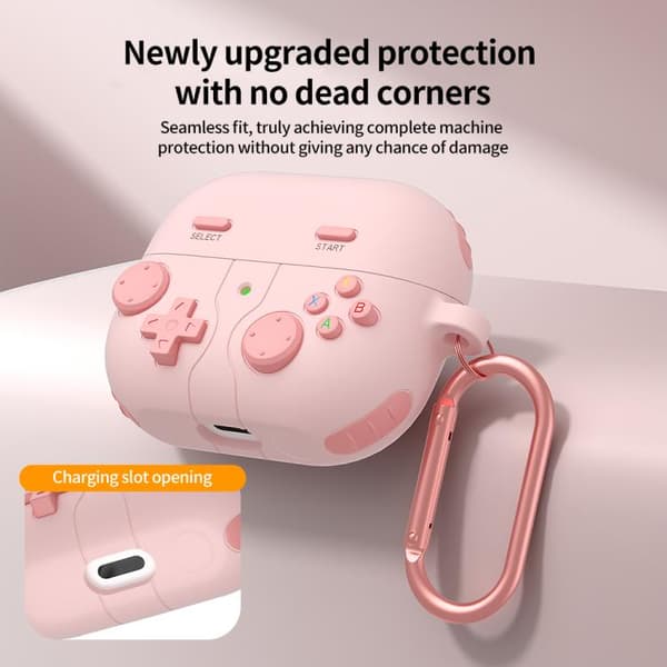 Retro pelityylinen silikonikotelo Samsung Galaxy Buds3 FE:lle -