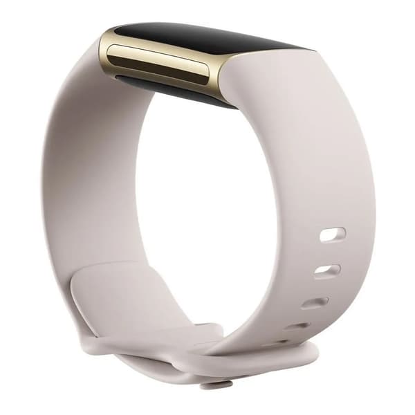 Fitbit Infinity Band Large - Lunar White - mukava ranneke aktii