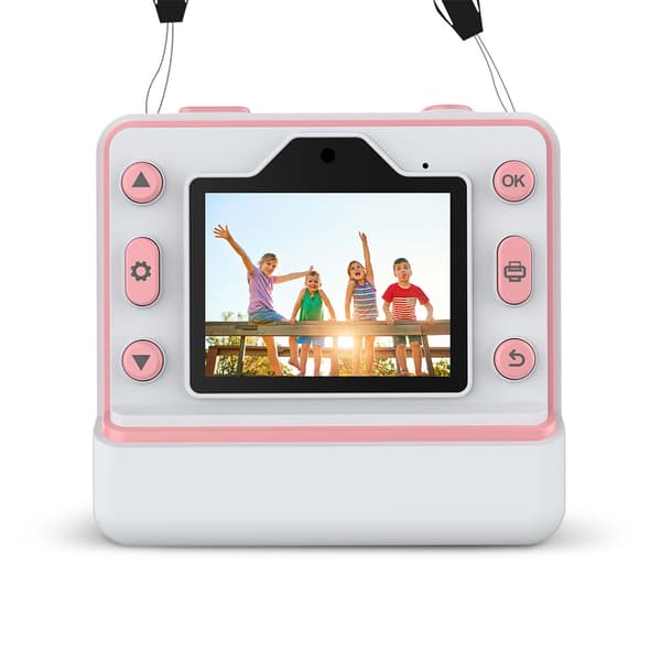 Xblitz Flash Pink børnekamera med printer / kamera med termopri