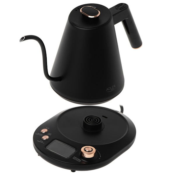 Vattenkokare med lång pip LED-display och temperaturkontroll 1,
