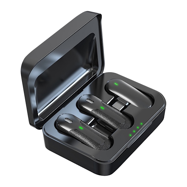 Devia Trådlöst Mikrofonset med USB-C-mottagare - Svart