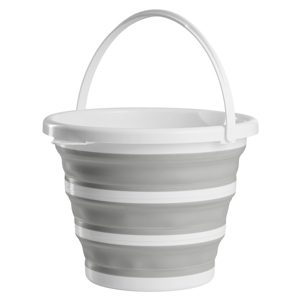 Hopfällbar hink 10 liter med platsbesparande design