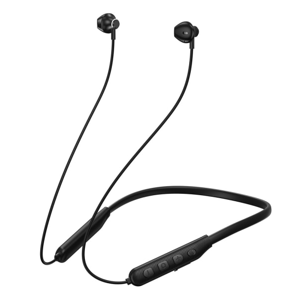 WIWU Sporty In-Ear Headset med nakkestrop - sort