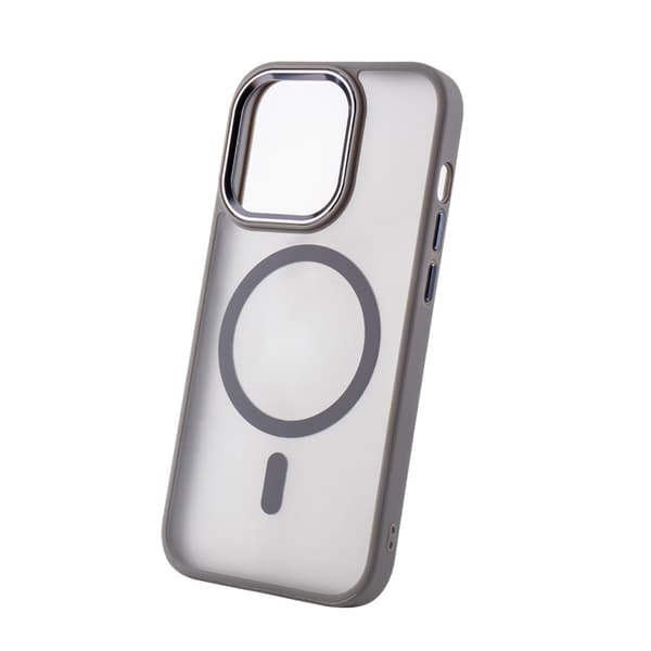 Himmeä MagSafe-kuori iPhone 17 Pro Maxille – harmaa