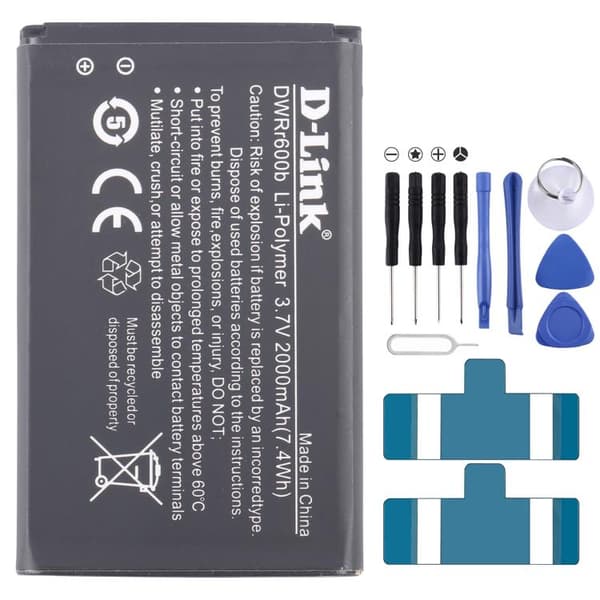Batteri til D-Link BM600 DWRr600b DWRr600b 2000mAh